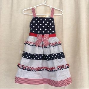 ✨$8: Toddler Red White & Blue American Dress (2T)